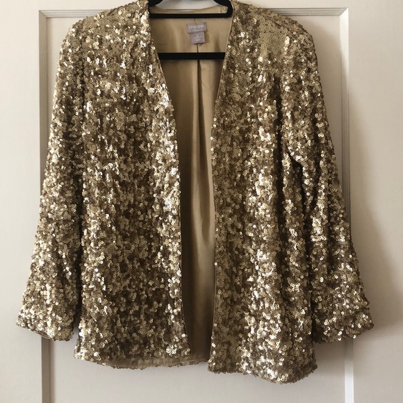 chicos gold jacket